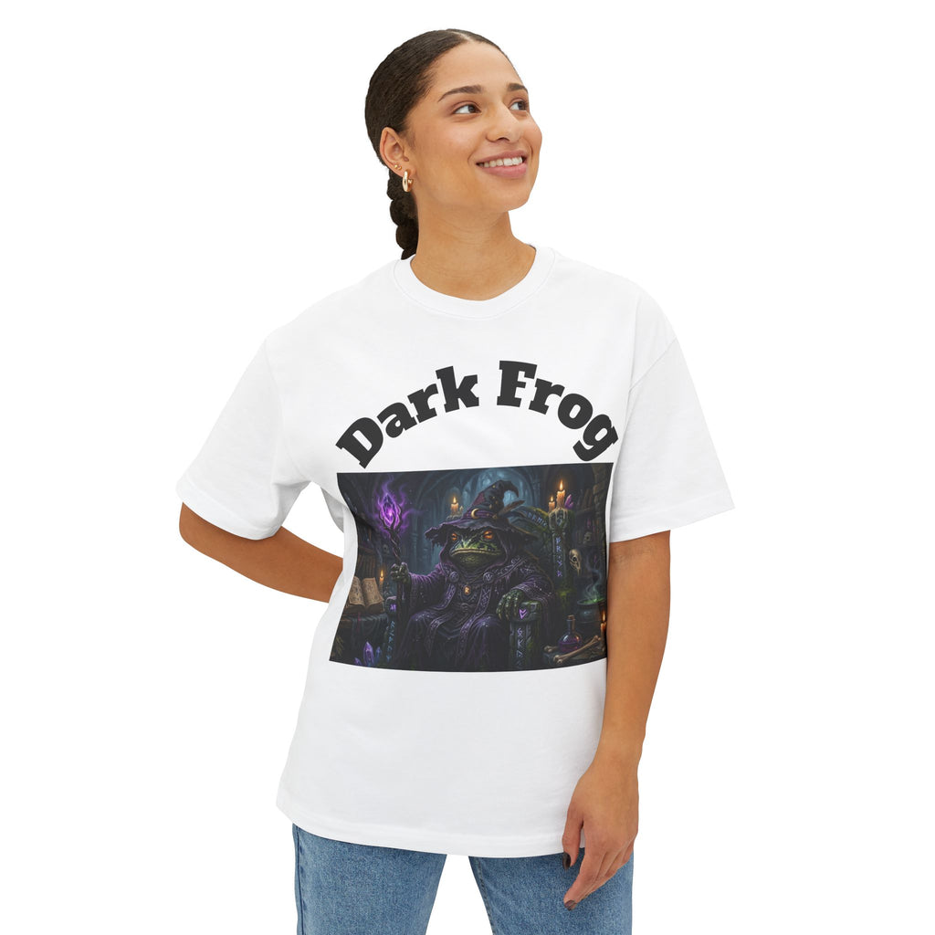Dark Frog Wizard T-Shirt — Gothic Magic Fantasy Graphic Tee